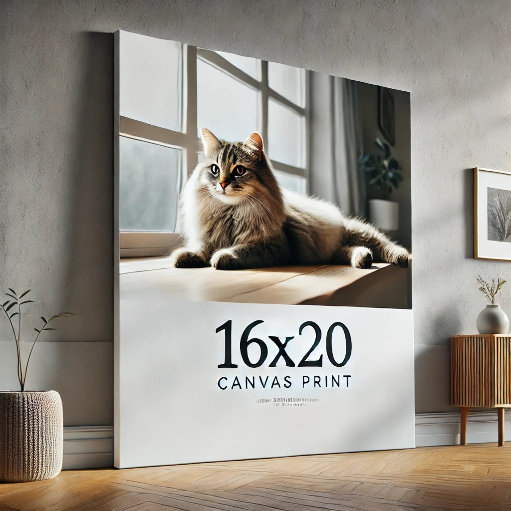 Custom Canvas Pet Portrait